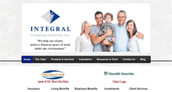 Desktop Screenshot of integral-financial.com