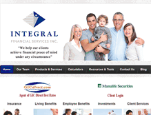 Tablet Screenshot of integral-financial.com